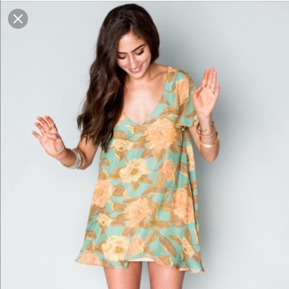 Show Me Your Mumu Kylie Mini Dress in Miss Magnoli